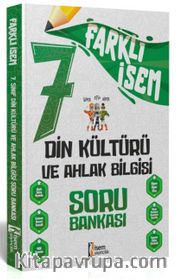 2024 Farklı İsem 7. Sınıf Din Kültürü ve Ahlak Bilgisi Soru Bankası