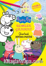 Renkler Çıldırdı - Peppa Pıg Çıkartmalı Boyama Partisi