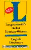 Langenscheidt Pocket Merriam-Webster Dictionary The World Famous English Dictionary