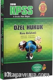 2016 KPSS A Özel Hukuk Konu Anlatımlı