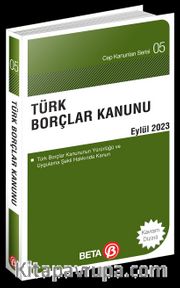 Türk Borçlar Kanunu (Eylül 2023)