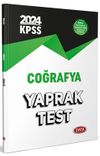 2024 KPSS Coğrafya Yaprak Test 