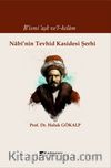 Nabȋ’nin Tevhid Kasidesi Şerhi