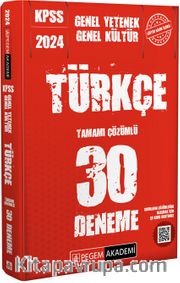 2024 KPSS Genel Kültür Genel Yetenek Türkçe 30 Deneme