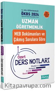 Uzman Öğretmenlik Meb Çalışma Kitabı Öba Ders Videoları Özet Ders Notları