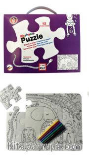 Funny Mat Washable Puzzle - Sevimli Dostlar