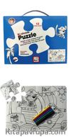 Funny Mat Washable Puzzle - Korsan Adası