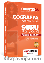 2024 ÖABT Coğrafya Öğretmenliği Tamamı Çözümlü Soru Bankası