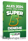 2024 Ales Sayısal - Sözel Tamamı Çözümlü Süper 5'li Deneme