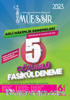 Müessir Adli Hakimlik Denemeleri- 2023 Çözümlü 5 Deneme