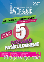Müessir Adli Hakimlik Denemeleri- 2023 Çözümlü 5 Deneme