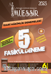 Müessir İdari Hakimlik Denemeleri- 2023 Cevaplı  Karekod Çözümlü Deneme