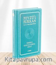 Feyzü'l Furkan Tefsirli Kur'an-ı Kerim Meali (Sempatik Cep Boy - Ciltli) - Turkuaz
