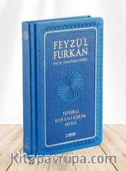 Feyzü'l Furkan Tefsirli Kur'an-ı Kerim Meali (Sempatik Cep Boy - Ciltli) - Lacivert