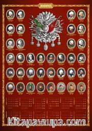 2024 Takvimli Poster - Osmanlı Padişahları