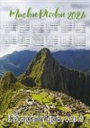 2024 Takvimli Poster - Yüksekler - Machu Pichu