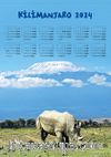 2024 Takvimli Poster - Yüksekler - Kilimanjaro