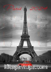 2024 Takvimli Poster - Şehirler - Paris