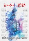 2024 Takvimli Poster - Şehirler - London Big Ben