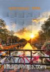 2024 Takvimli Poster - Şehirler - Amsterdam