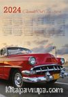 2024 Takvimli Poster - Arabalar - Chevrolet