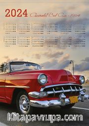 2024 Takvimli Poster - Arabalar - Chevrolet