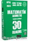 2024 KPSS Genel Yetenek Genel Kültür Matematik-Geometri 30 Deneme
