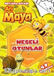 Arı Maya - Neşeli Oyunlar - Boyama Kitabı