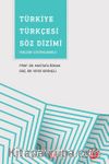 Türkiye Türkçesi Söz Dizimi (Kelime Çözümleri)