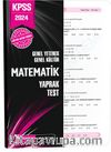 2024 KPSS Genel Yetenek Genel Kültür Matematik Yaprak Test