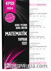 2024 KPSS Genel Yetenek Genel Kültür Matematik Yaprak Test