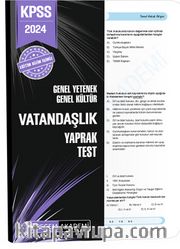 2024 KPSS Genel Yetenek Genel Kültür Vatandaşlık Yaprak Test