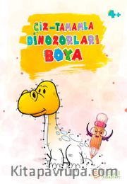 Çiz-Tamamla Dinozorları Boya