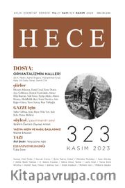 Hece Dergisi Sayı: 323 Kasım 2023