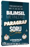 2023 KPSS TYT ALES DGS MSÜ Bilimsel Metinlerle Paragraf Soru Bankası