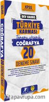 2024 KPSS Dev Kadro Türkiye Karması Coğrafya 20 Deneme