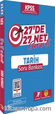 2024 KPSS Tarih 27'de 27 Net Soru Bankası