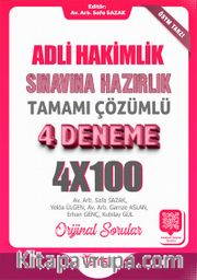 Adli Hakimlik Sınavına Hazırlık Tamamı Karekod Çözümlü 4 Deneme