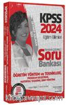 2024 KPSS Eğitim Bilimleri Öğretim Yöntem Teknikleri, Program Geliştirme Soru Bankası Çözümlü