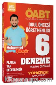 2024 ÖABT Okul Öncesi Öğretmenliği Çözümlü 6 Deneme (Planla Yap Değerlendir)