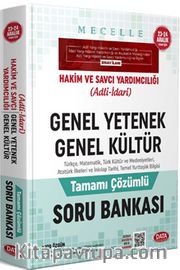 Mecelle Hakim Ve Savcı Yardımcılığı (Adli-İdari) Genel Yetenek - Genel Kültür Soru Bankası