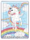 Unicorn ve Gökkuşağı Ahşap Puzzle 54 Parça (LIV-49) 