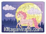 Unicorn Ay Işığı Ahşap Puzzle 54 Parça (LIV-46)	