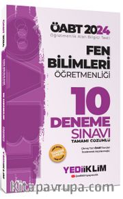 2024 ÖABT Fen Bilimleri Öğretmenliği Tamamı Çözümlü 10 Deneme Sınavı