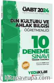 2024 ÖABT Din Kültürü ve Ahlak Bilgisi Öğretmenliği Tamamı Çözümlü 10 Deneme Sınavı