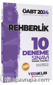 2024 ÖABT Rehberlik Öğretmenliği Tamamı Çözümlü 10 Deneme Sınavı