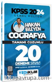 2024 KPSS Genel Kültür Hakan Bileyen ile Coğrafya Tamamı Çözümlü 20 Deneme 