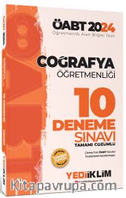 2024 ÖABT Coğrafya Öğretmenliği Tamamı Çözümlü 10 Deneme 