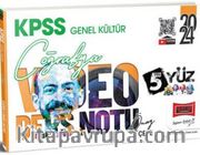 2024 KPSS Genel Kültür 5 Yüz Coğrafya Video Ders Notları