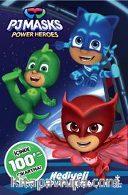 Pj Masks 100+ Çıkartma Hediyeli Boyama Kitabı